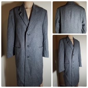 Hield Brothers England Men's Gray Over Coat